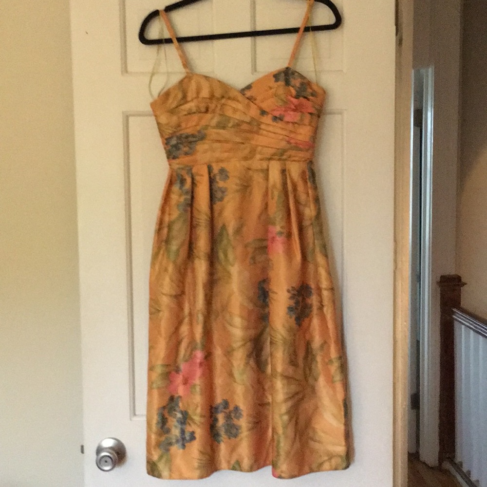 Jame Coviello gold dress